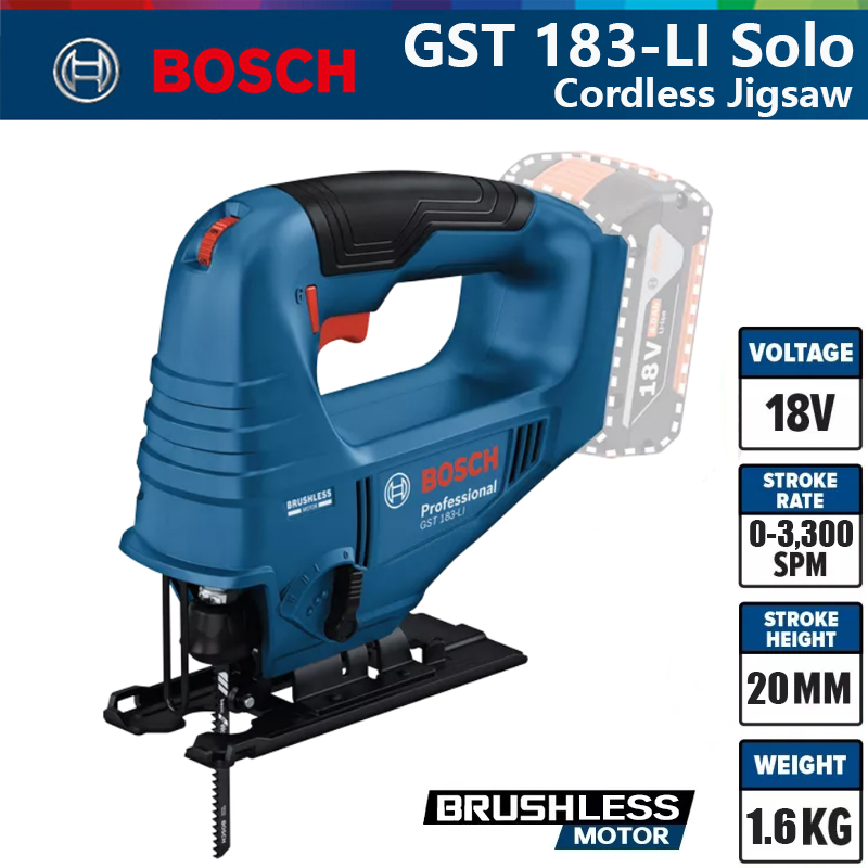 Woodworking Jig - Bosch GST 183-LI Professional Electric Jig