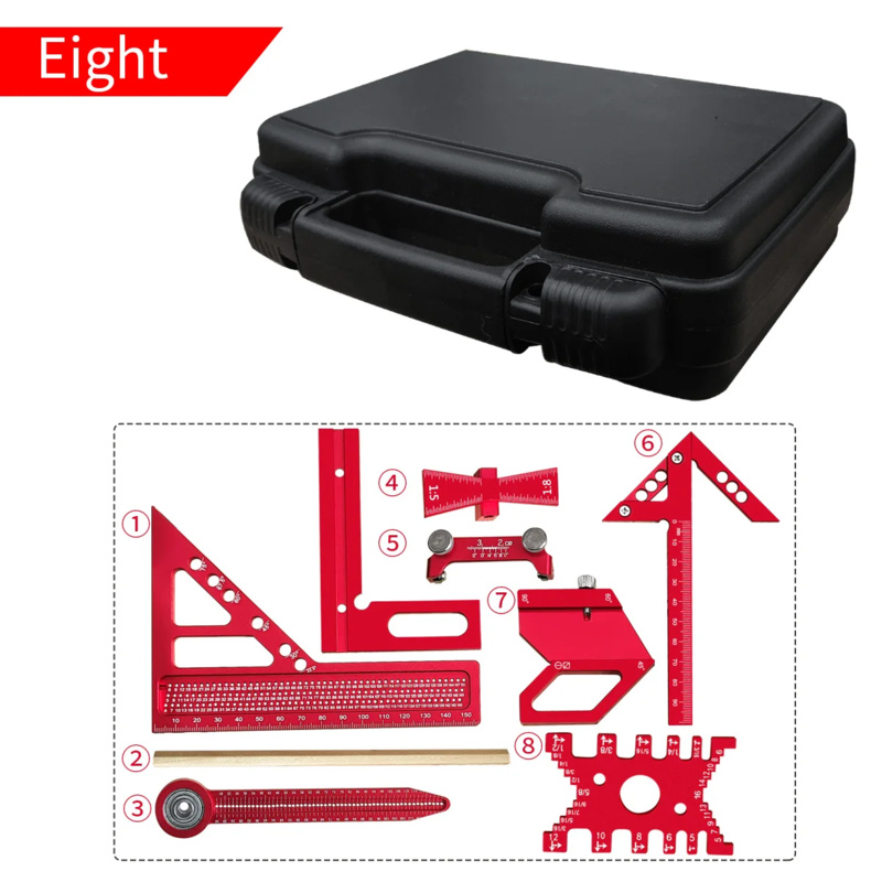 Woodworking Box - Woodworking Aluminum Square Kit with Box