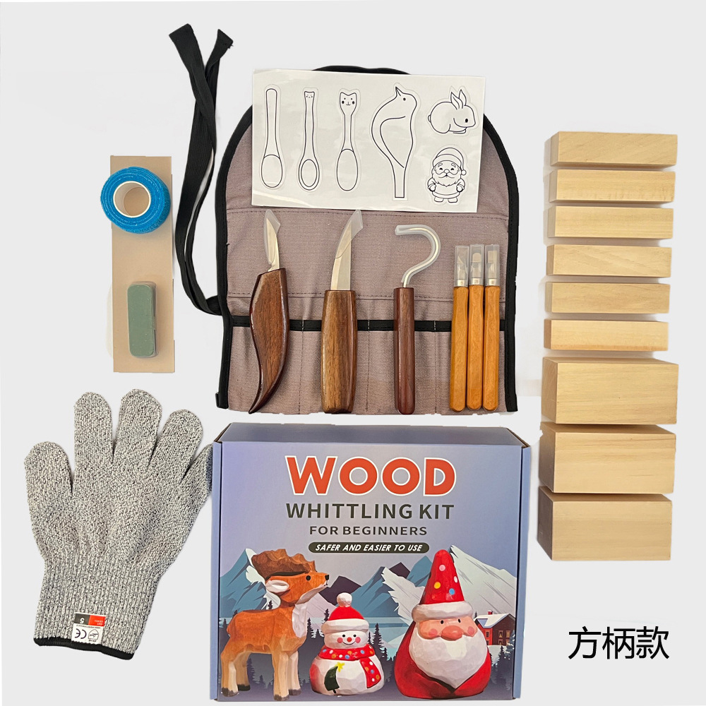Woodworking Box - Carving Knife Gift Box Set 21-Piece