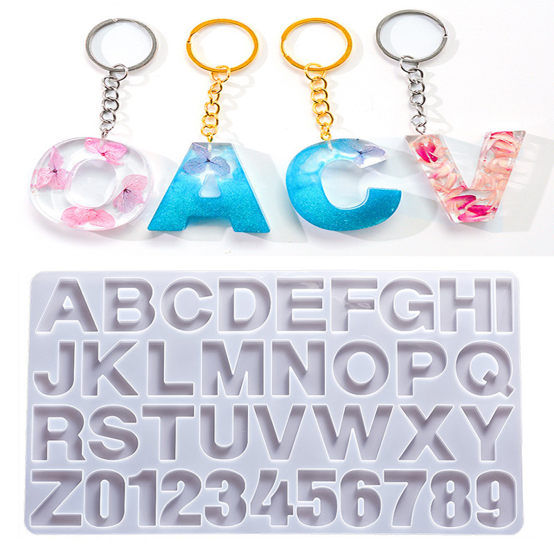 Woodworking Resin - Alphabet Epoxy Resin Silicone Mold DIY
