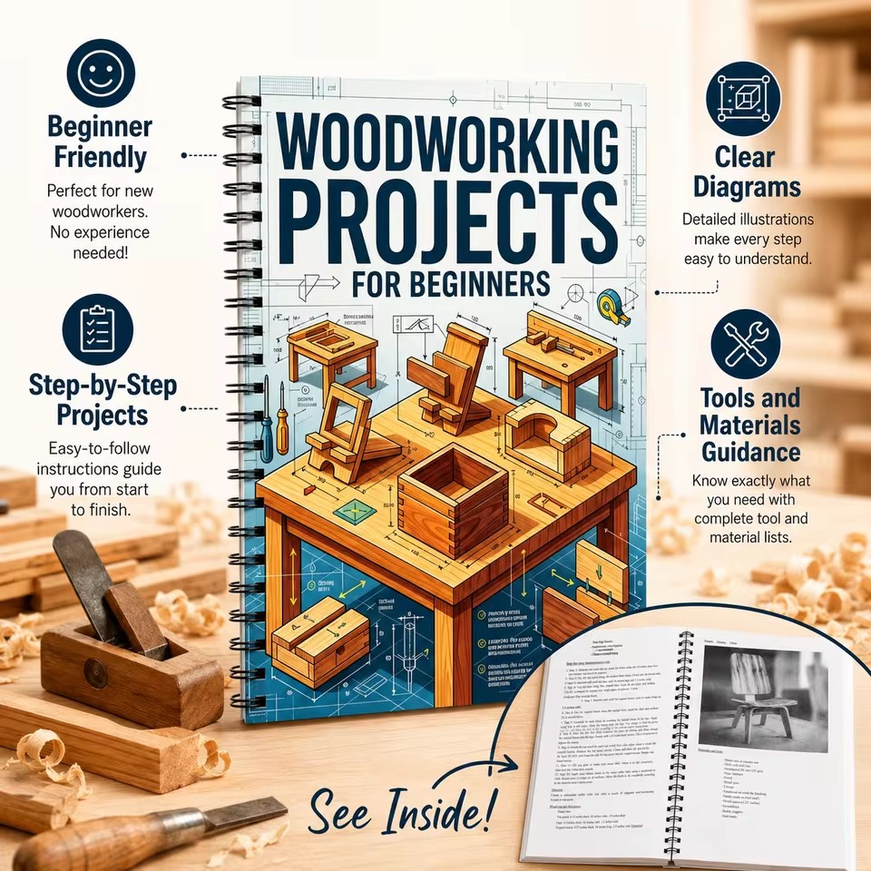 Woodworking Ideas For Adults - Beginner-Friendly Easy Woodworking Plans DIY Home