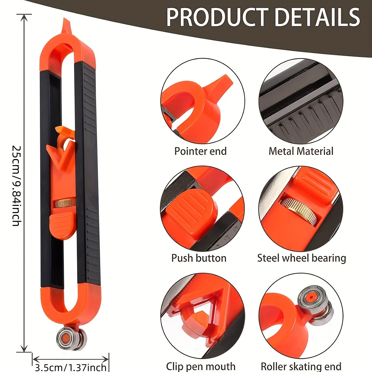 Contour Gauge Scribing Tool, P - огляд і ціна Woodworking Basic Tools