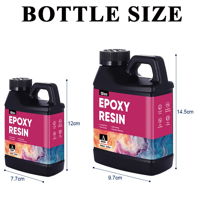 500ml 1000ml Easy Mixing Epoxy - огляд і ціна Woodworking Resin