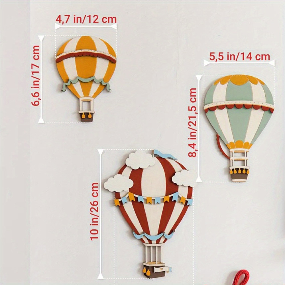 3D Wooden Hot Air Balloon Deco - огляд і ціна Woodworking Zone