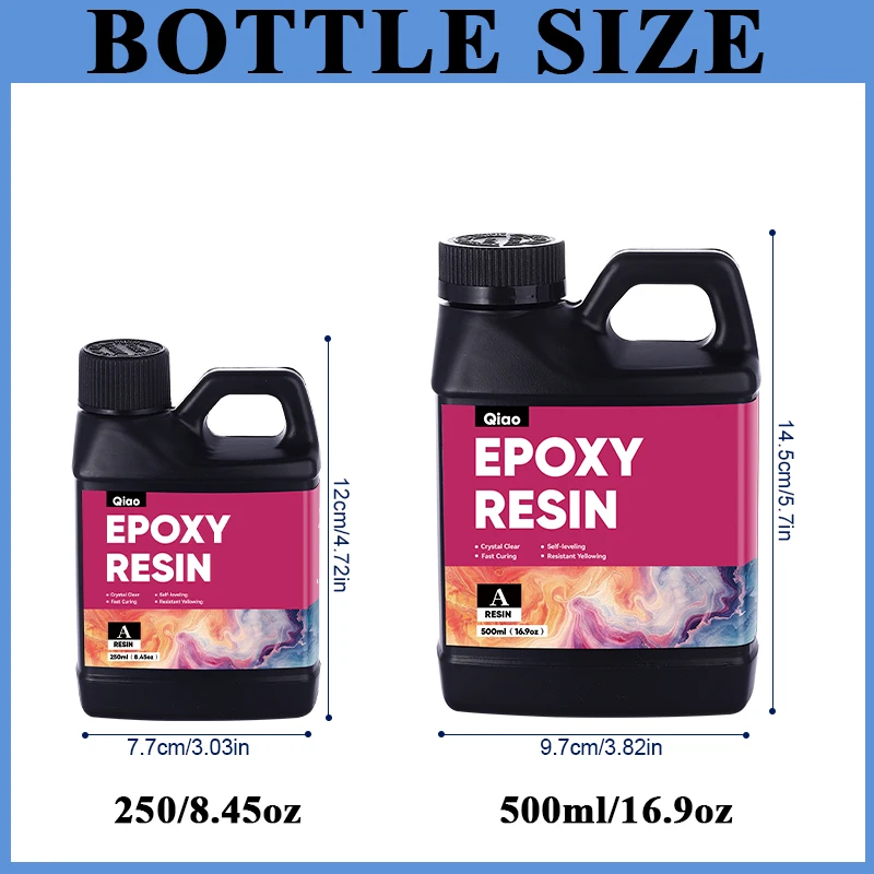 500ml/1000ml Epoxy Resin Kit C - огляд і ціна Woodworking Resin
