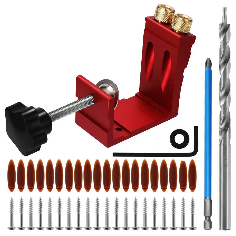 1 Set Pocket Hole Jig for Wood - огляд і ціна Woodworking Jig
