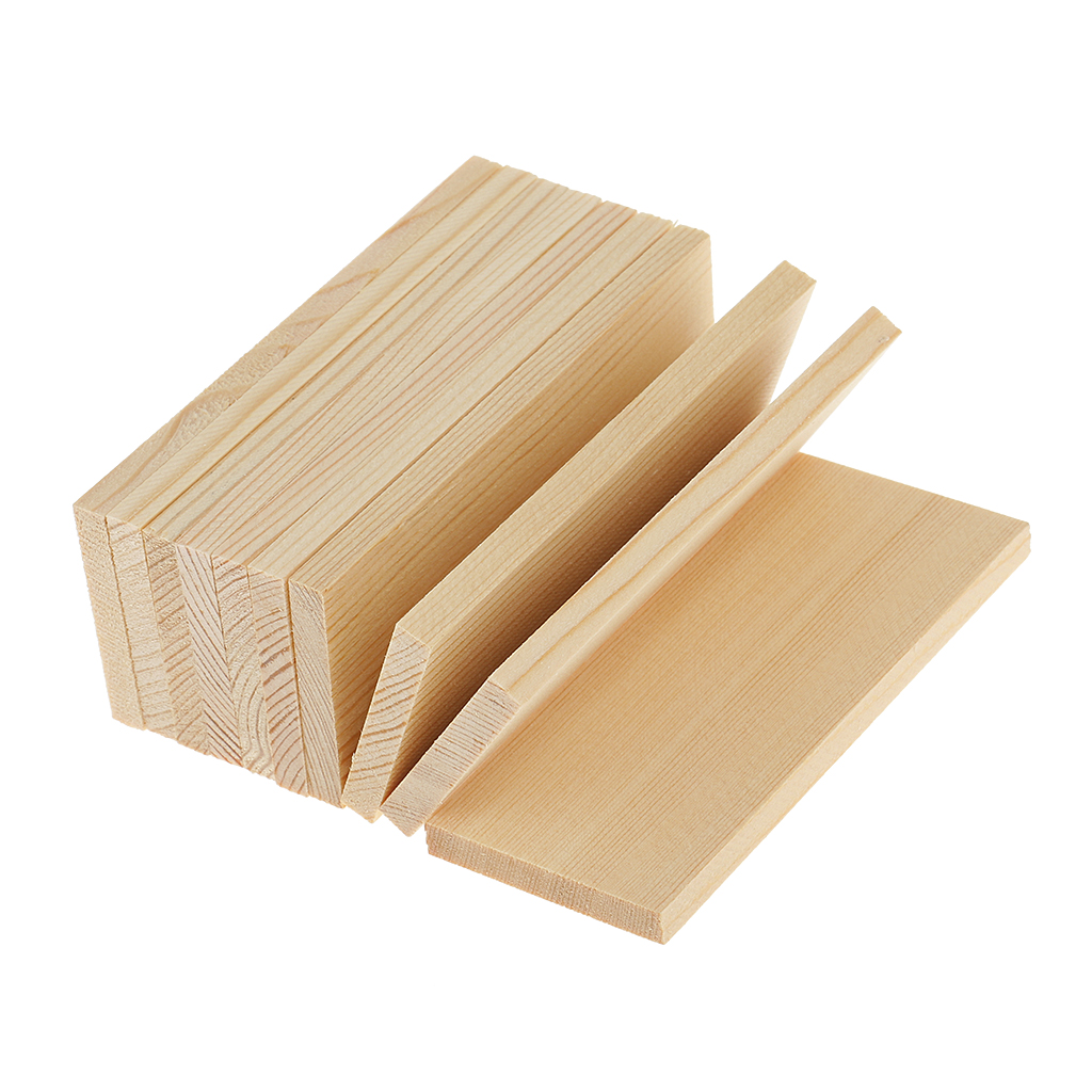 10Pcs Unfinished Wooden Rectan - огляд і ціна Woodworking Zone