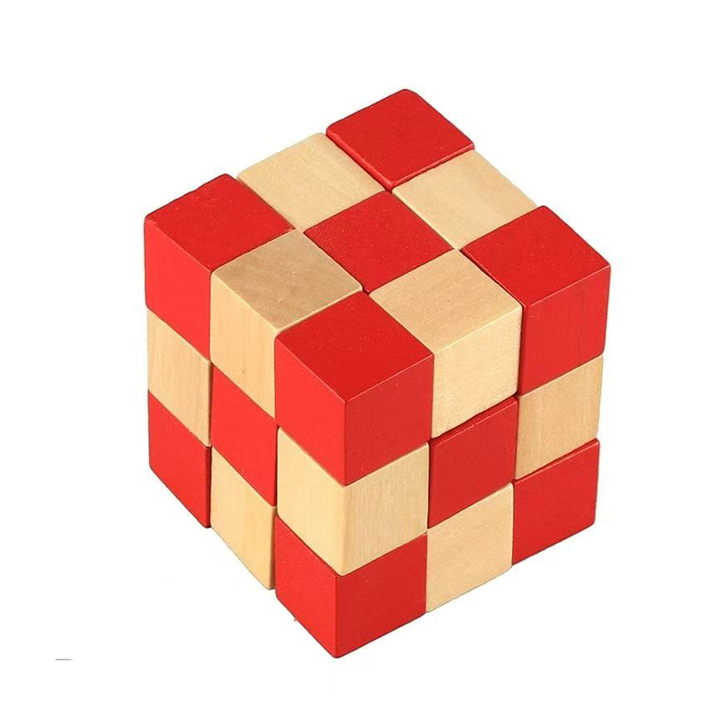 Wooden Snake Cube Puzzle IQ Lo - огляд і ціна Woodworking Hobby