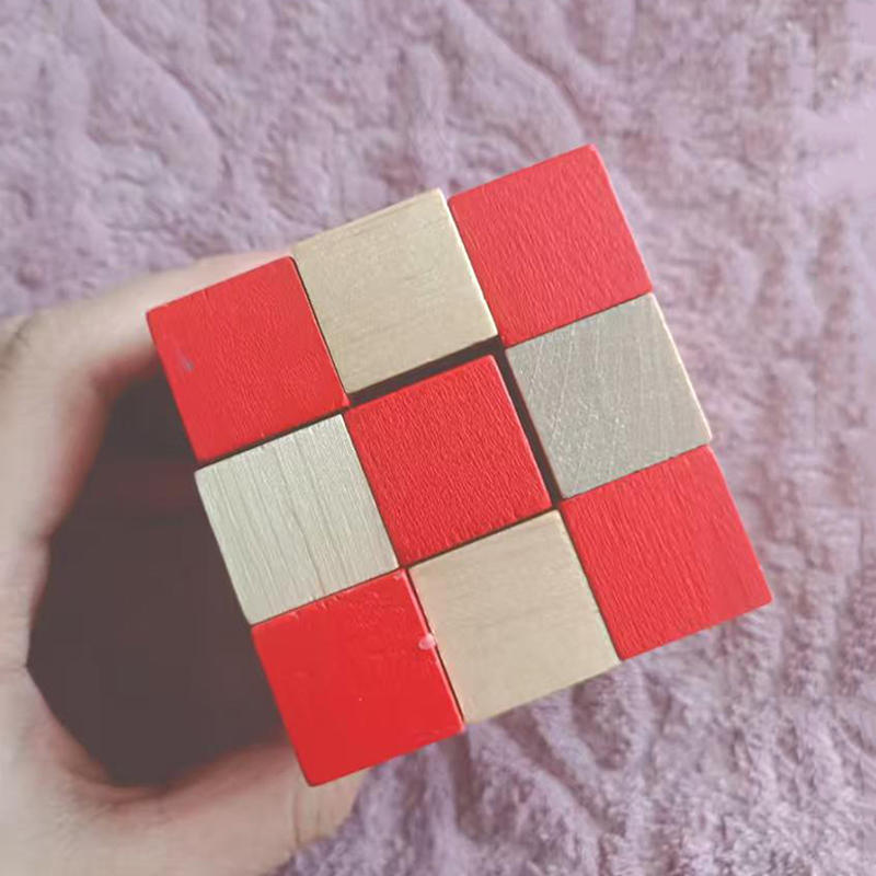 Wooden Snake Cube Puzzle IQ Lo - огляд і ціна Woodworking Hobby