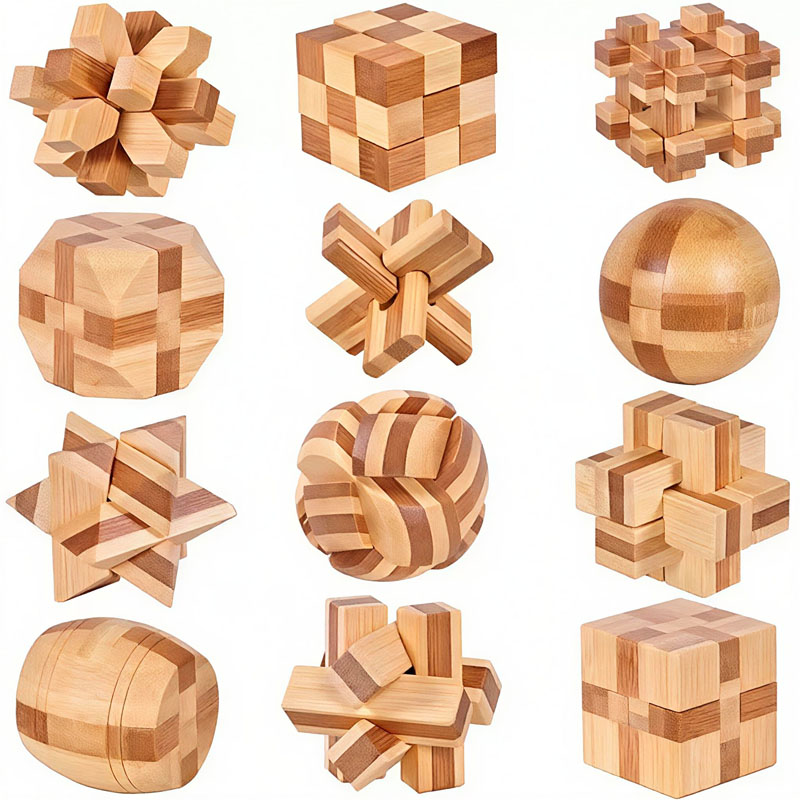 NEW 4.5CM Lu Ban Lock Puzzle B - огляд і ціна Woodworking Hobby