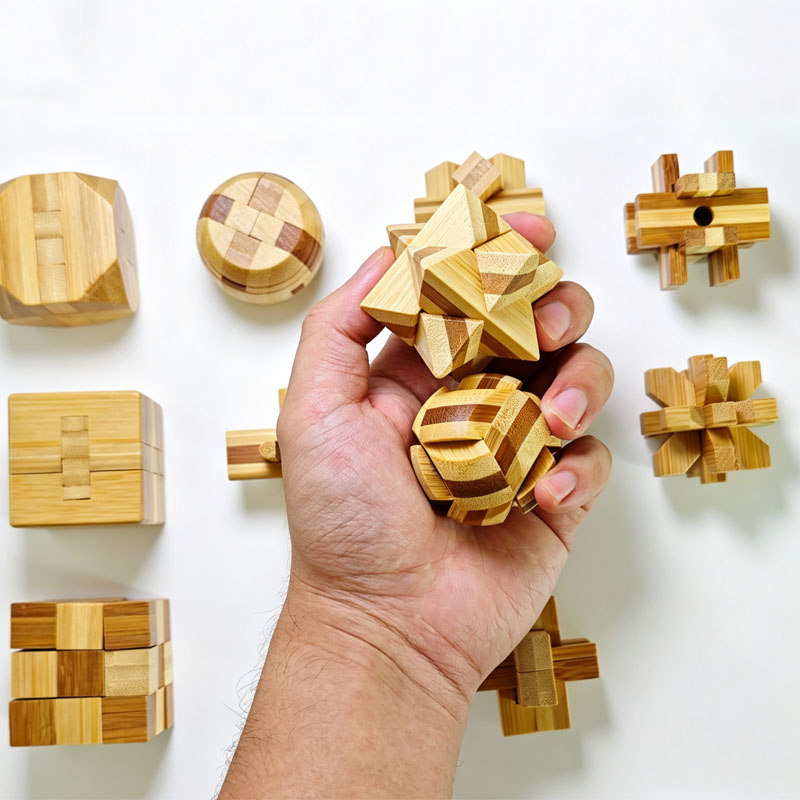 NEW 4.5CM Lu Ban Lock Puzzle B - огляд і ціна Woodworking Hobby