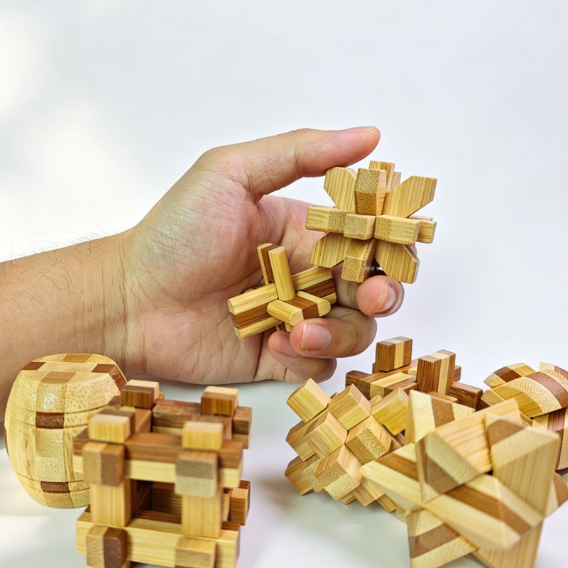 NEW 4.5CM Lu Ban Lock Puzzle B - огляд і ціна Woodworking Hobby
