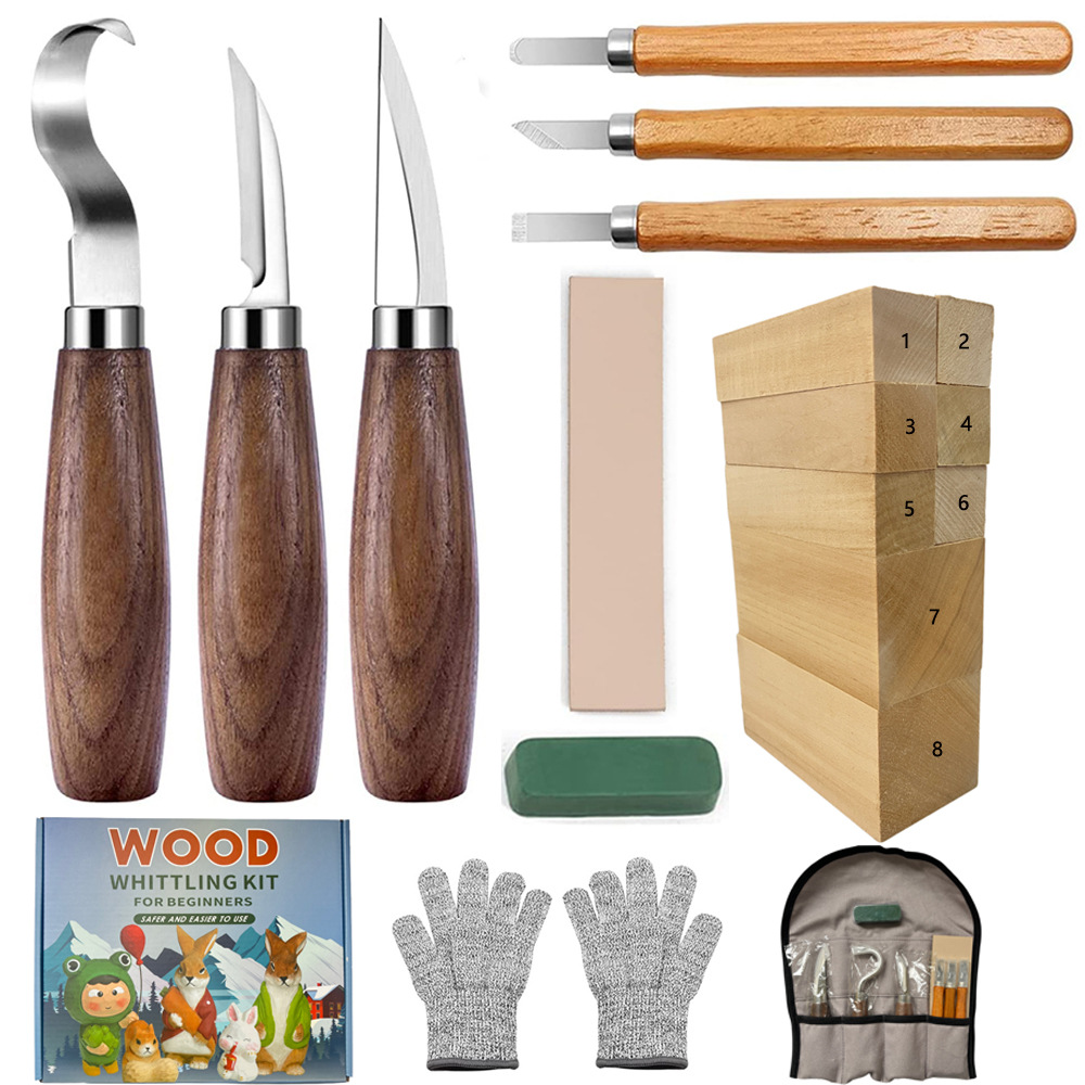 Carving Knife Gift Box Set 21- - огляд і ціна Woodworking Box