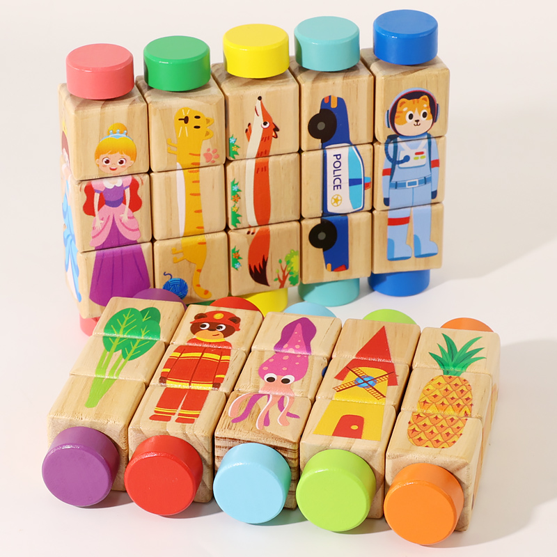 1pcs Baby Wooden Rotating Anim - огляд і ціна Woodworking Hobby