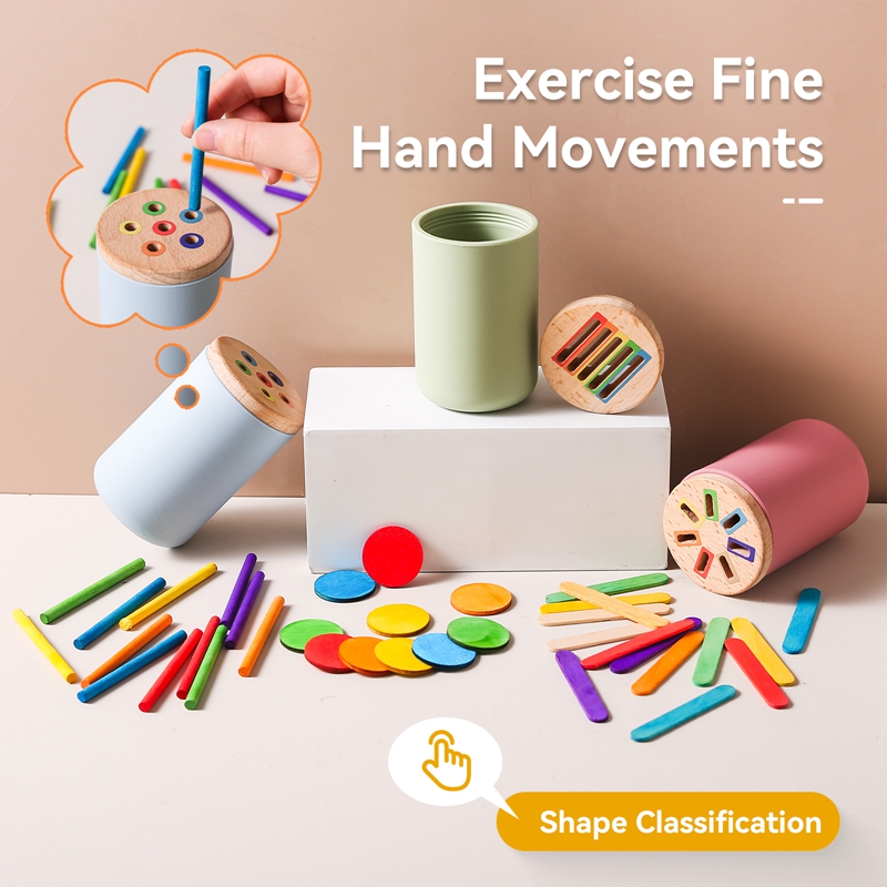 Montessori Wooden Toys Color S - огляд і ціна Woodworking Hobby