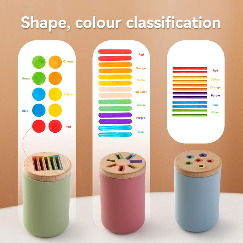 Montessori Wooden Toys Color S - огляд і ціна Woodworking Hobby