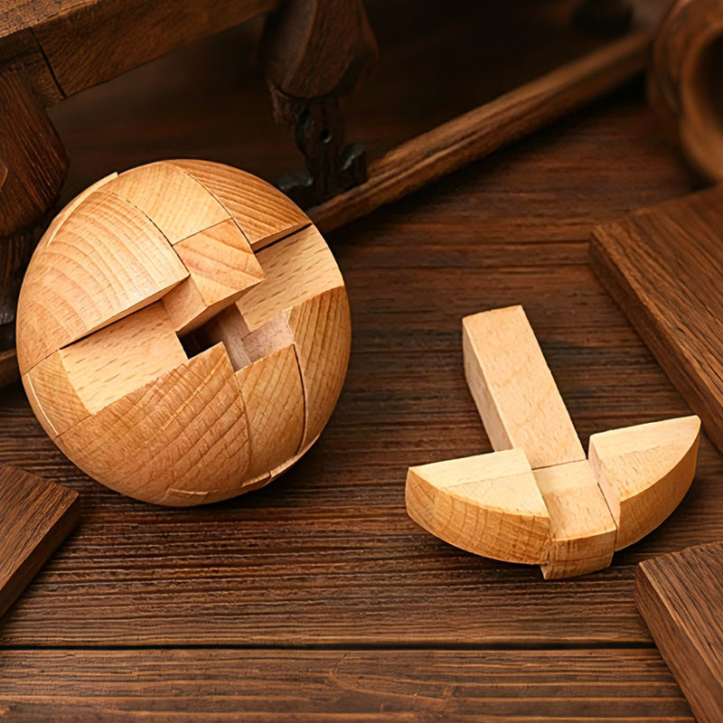 Classic Wooden Puzzle Ball Mag - огляд і ціна Woodworking Hobby