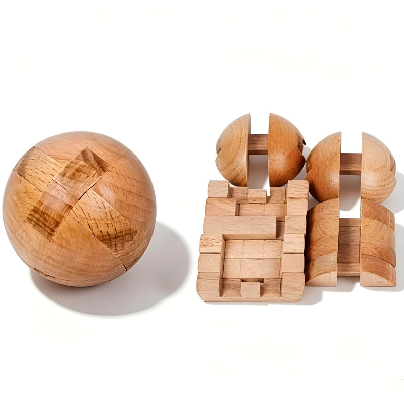 Classic Wooden Puzzle Ball Mag - огляд і ціна Woodworking Hobby