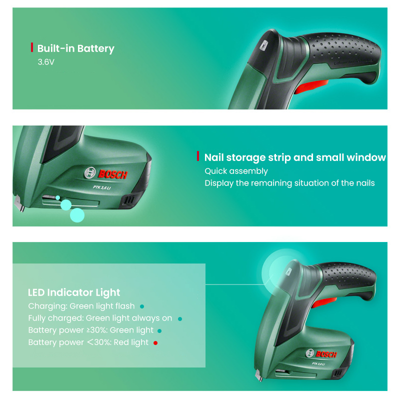 Bosch PTK 3.6 Li Cordless Nail - огляд і ціна Woodworking Diy