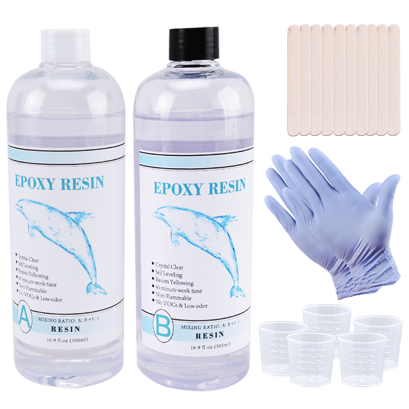 1:1 Clear Epoxy Resin Crystal  - огляд і ціна Woodworking Resin