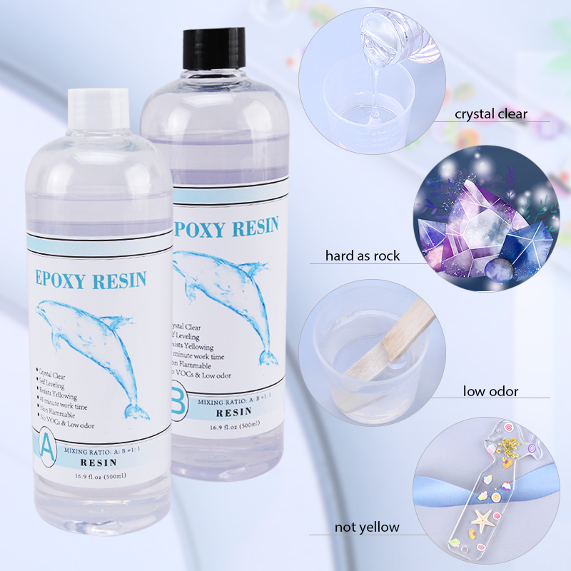 1:1 Clear Epoxy Resin Crystal  - огляд і ціна Woodworking Resin