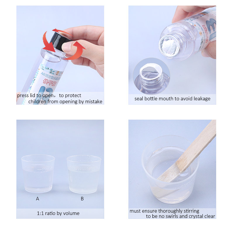 1:1 Clear Epoxy Resin Crystal  - огляд і ціна Woodworking Resin