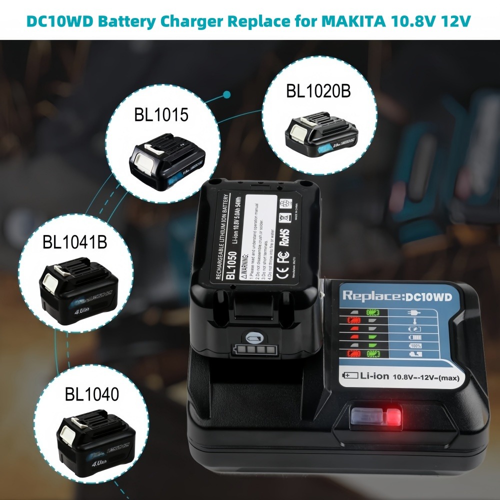 10.8V 12V 6A Rechargeable Repl - огляд і ціна Makita Drill Hp1640