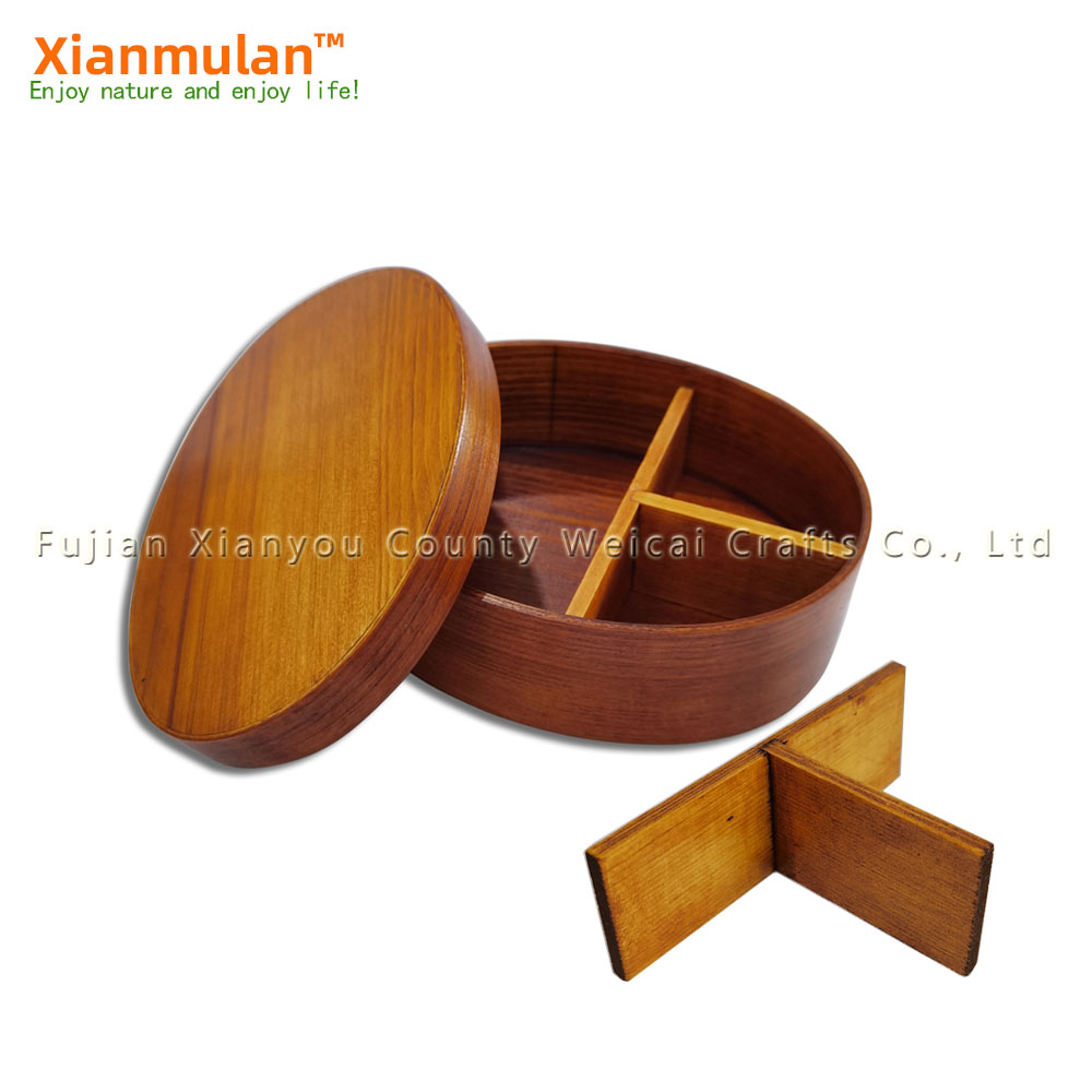 Natural Wooden Bento Box Squar - огляд і ціна Woodworking Box