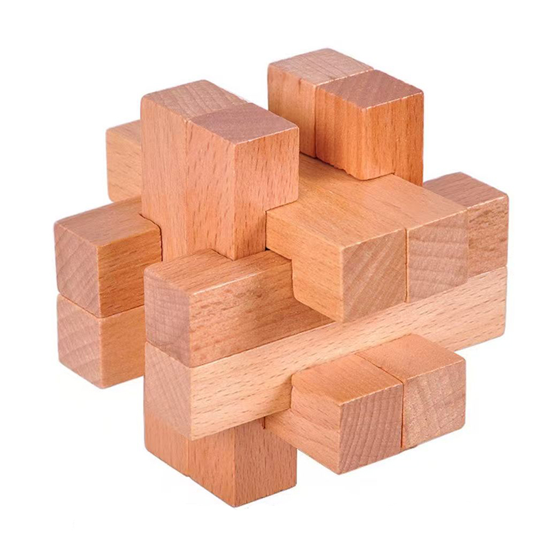 Wooden Brain Teaser for Adults - огляд і ціна Woodworking Hobby