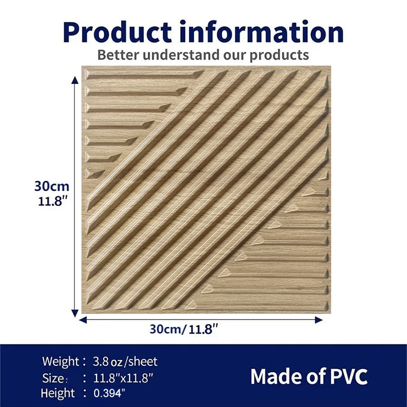 12 Pcs  3D Wall Panel 30x30cm  - огляд і ціна Woodworking Zone