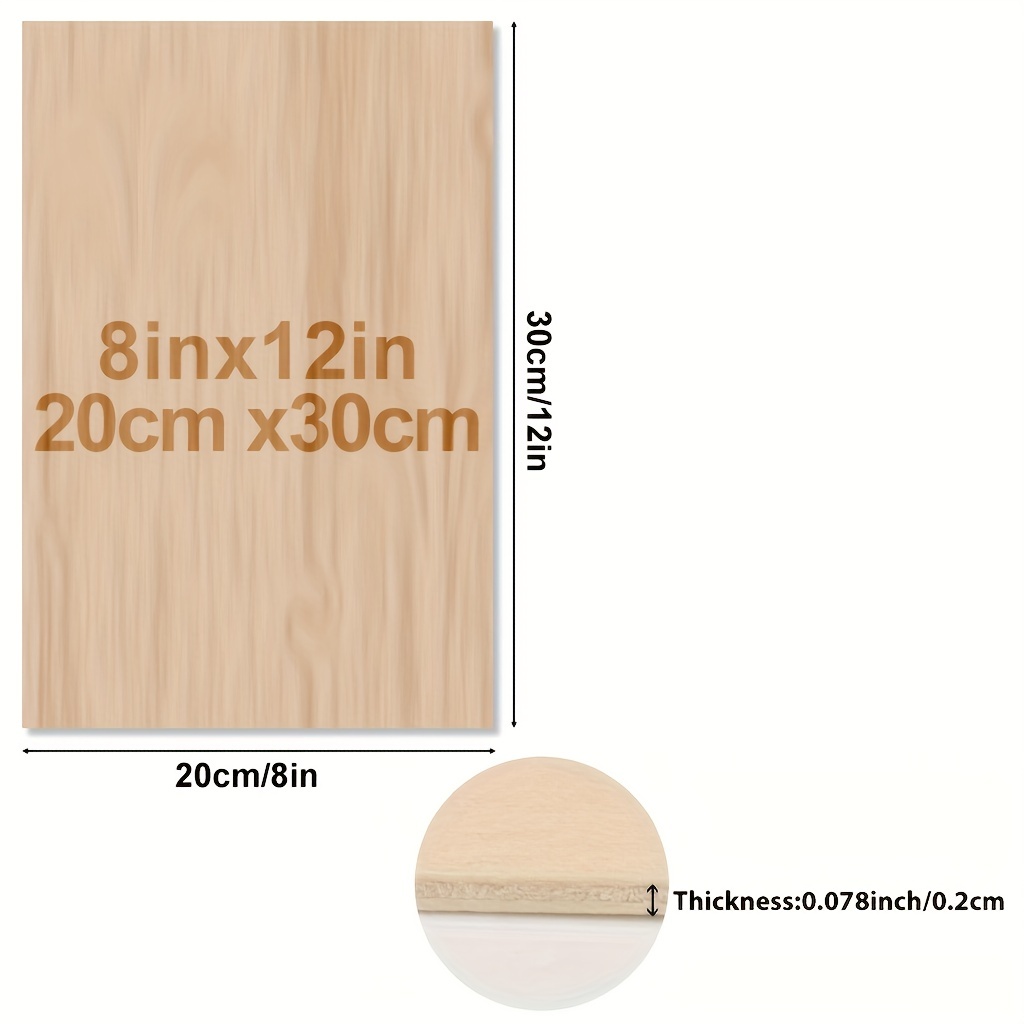 4/8 Pieces of Wood for Crafts  - огляд і ціна Woodworking Zone