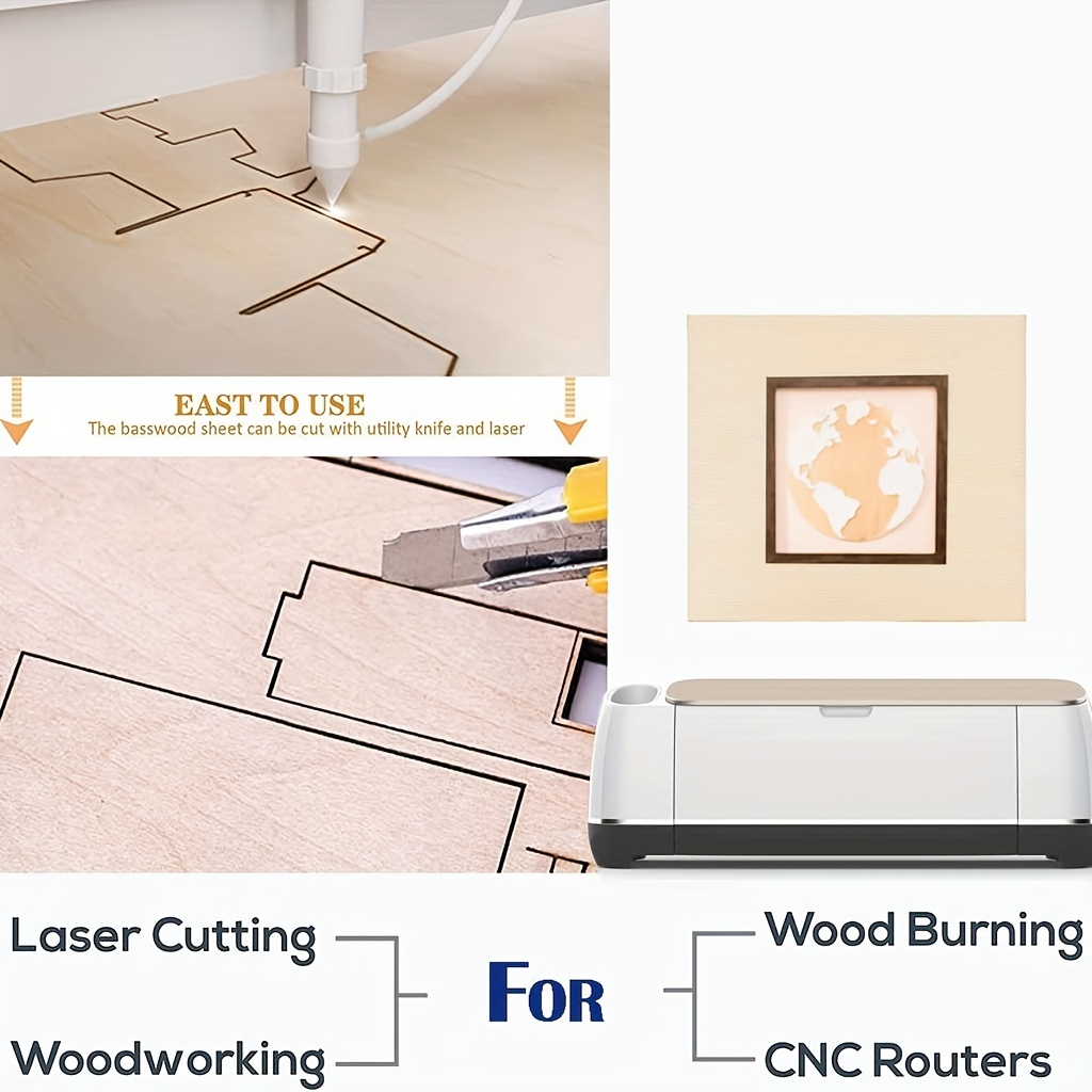 4/8 Pieces of Wood for Crafts  - огляд і ціна Woodworking Zone