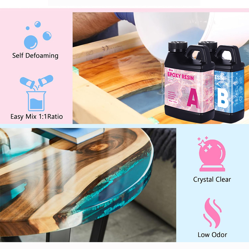 Crystal Clear 1:1 Epoxy Resin  - огляд і ціна Woodworking Resin